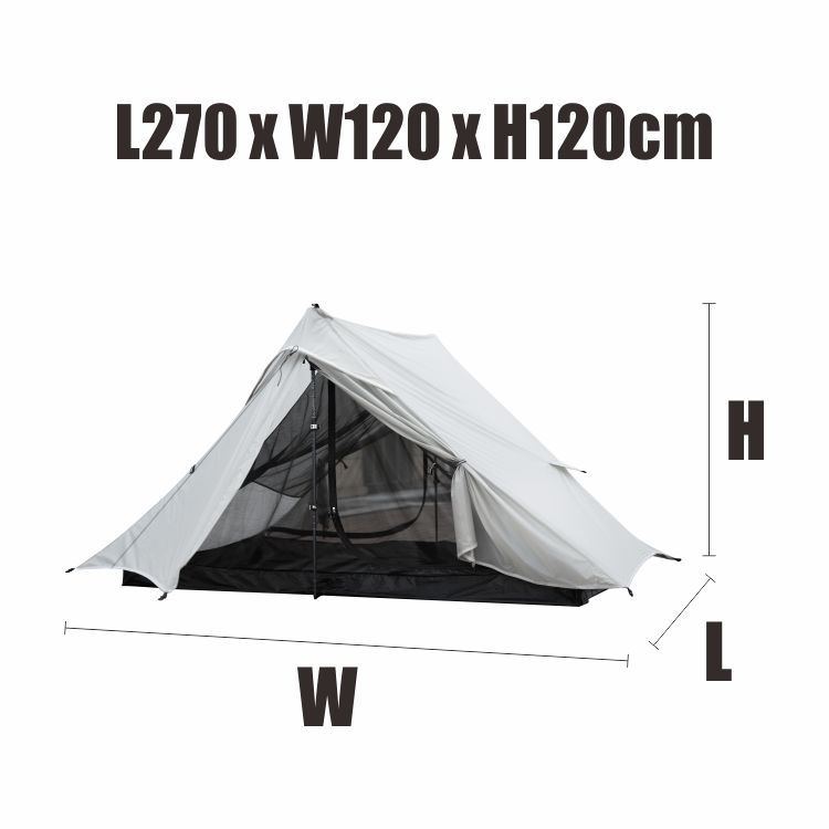 Outdoor Camping Ultraleichtes Wanderzelt für Rucksackreisen - 2 Personen