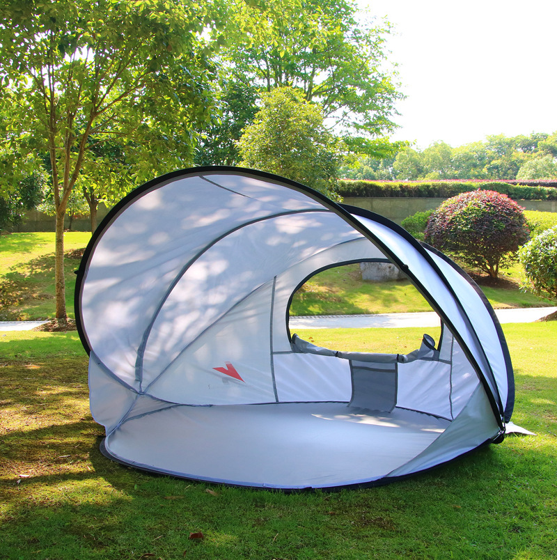 UPF 50+ Automatisches Camping-Strandzelt - Tragbarer Pop-up-Sonnenschutz
