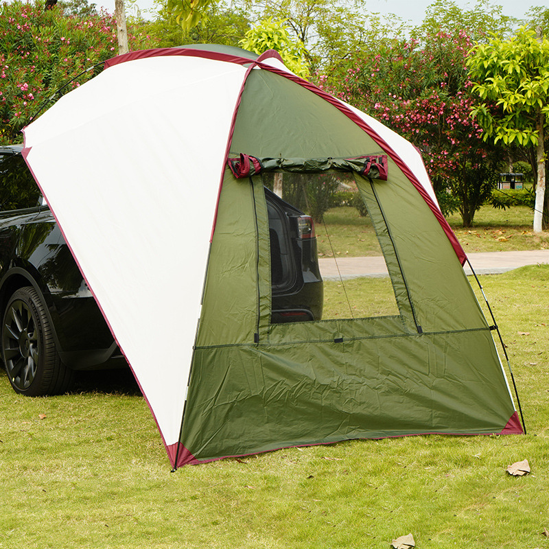 Seitenschutz fürs Auto im Freien & Heckzelt fürs Campingauto