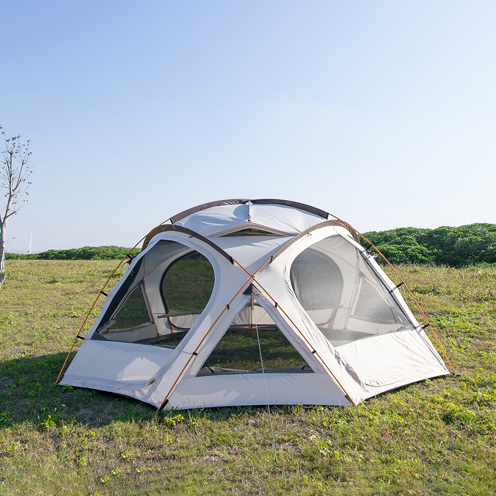 Großes Kuppelzelt für Camping – Sonnenschutz-Picknick-Außenzelt