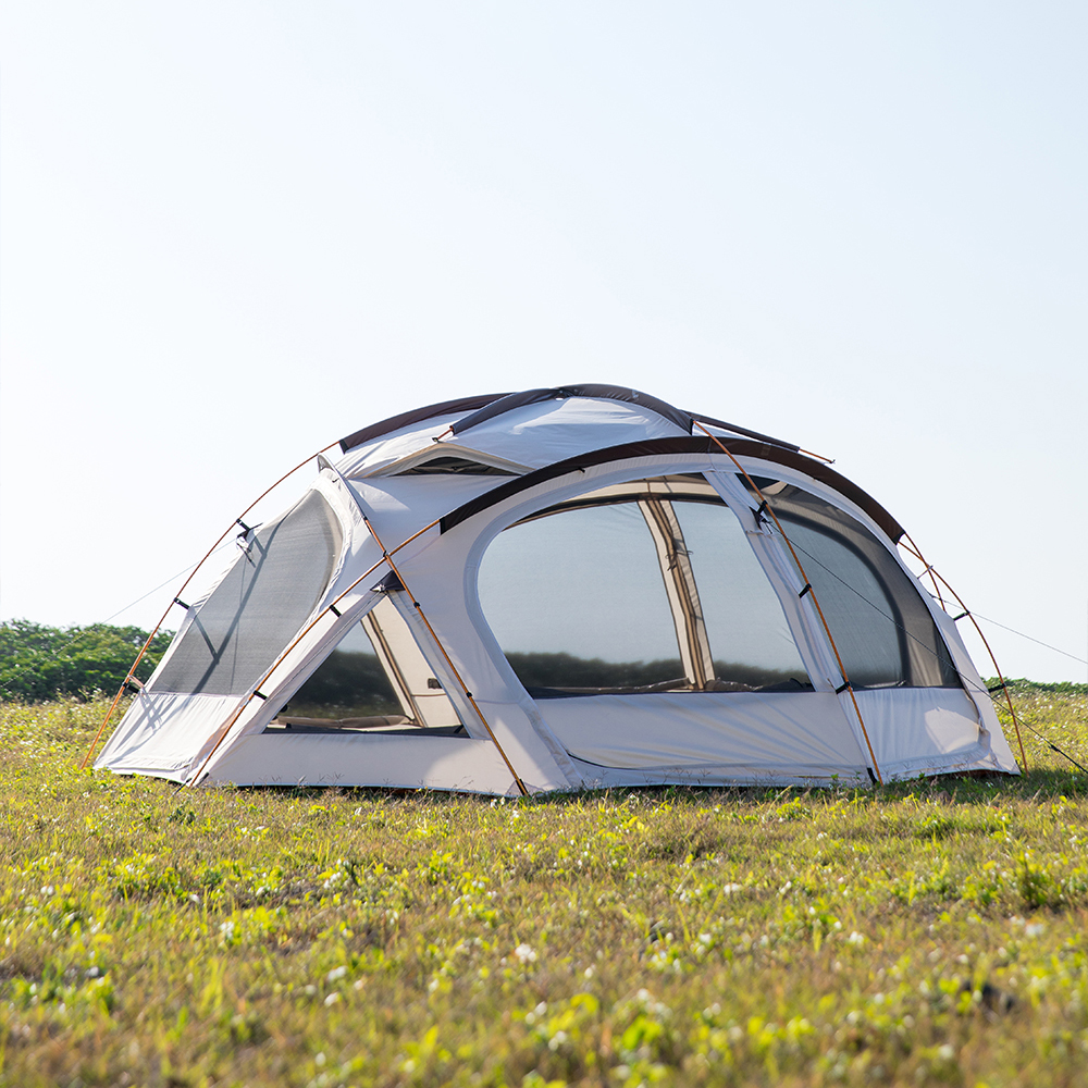 Großes Kuppelzelt für Camping – Sonnenschutz-Picknick-Außenzelt