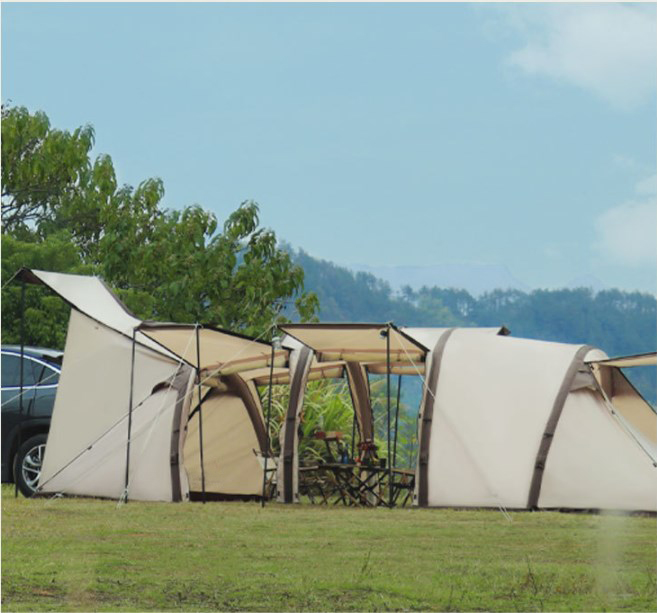 Seitentunnelzelt fürs Auto im Freien – Sonnenschutz für Camping mit großer Kapazität