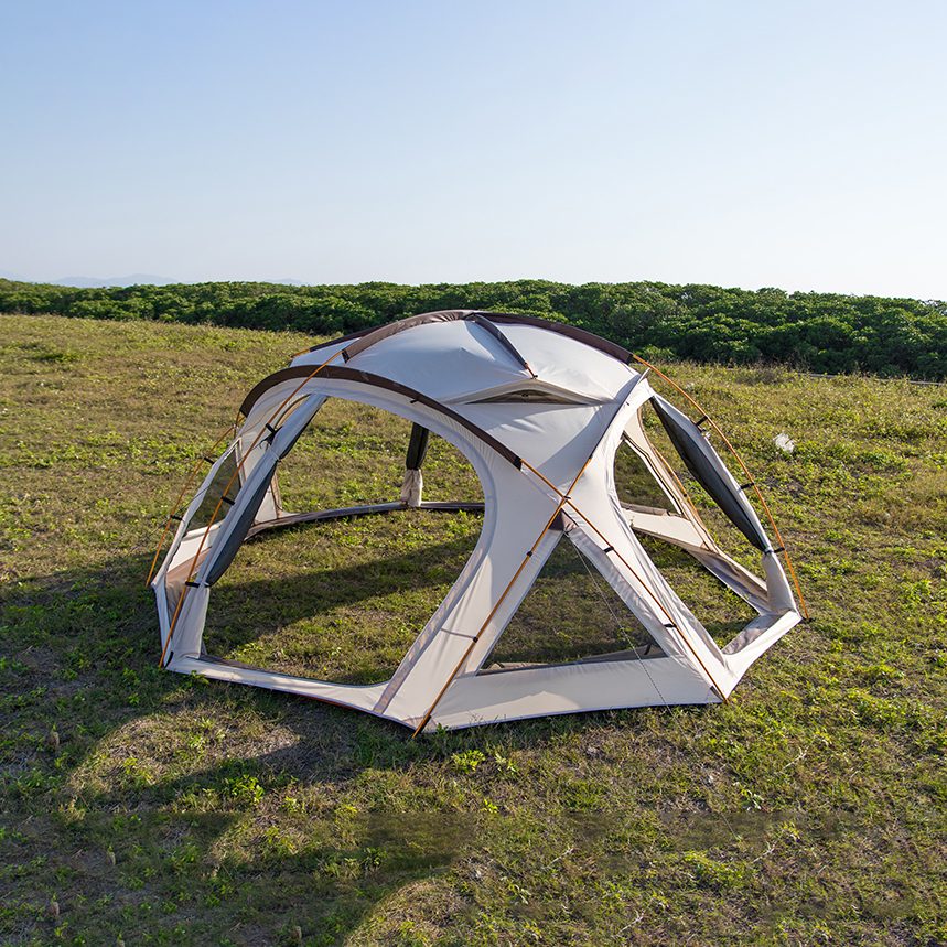 Großes Kuppelzelt für Camping – Sonnenschutz-Picknick-Außenzelt