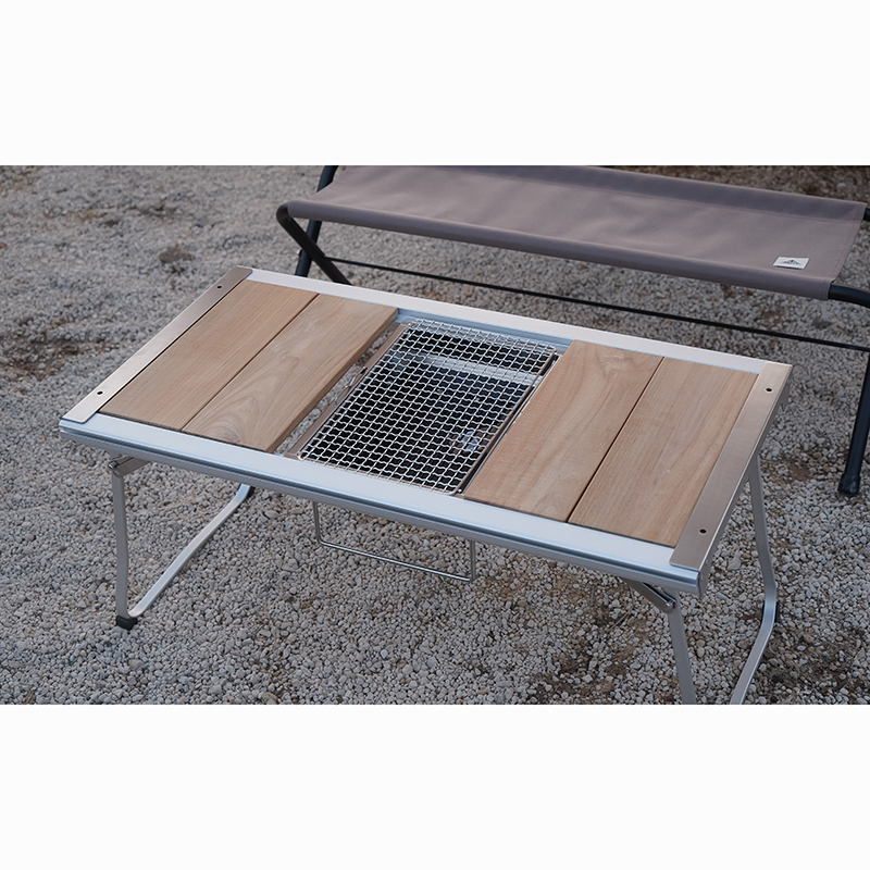 Klappbarer Camping-BBQ-IGT-Tisch