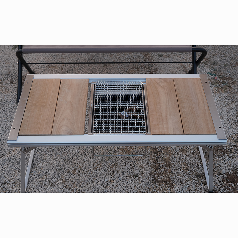 Klappbarer Camping-BBQ-IGT-Tisch