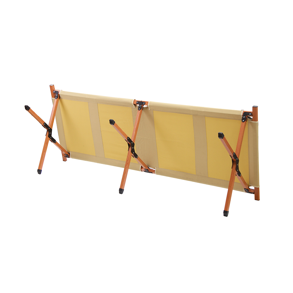 Tragbares, zusammenklappbares Campingzeltbett aus Aluminium