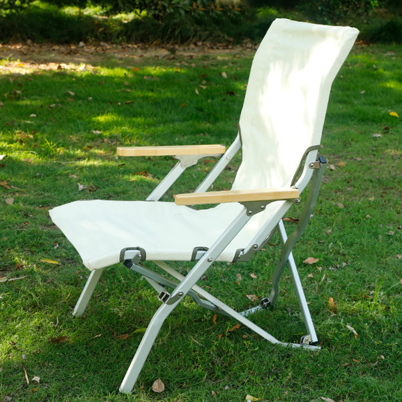 Aluminium-Klappstuhl für Strand, Camping und Angeln