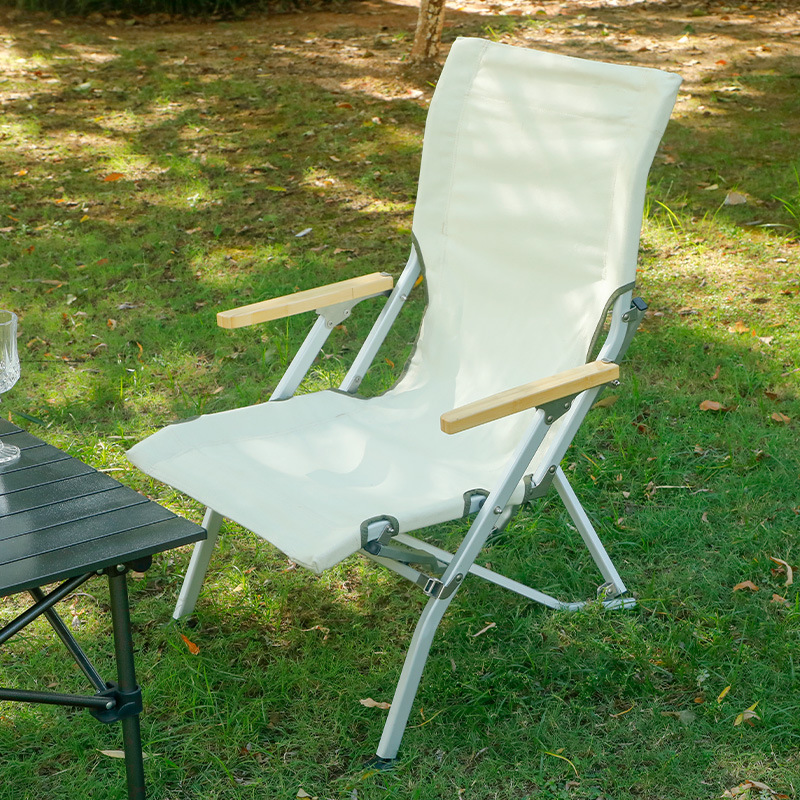 Aluminium-Klappstuhl für Strand, Camping und Angeln