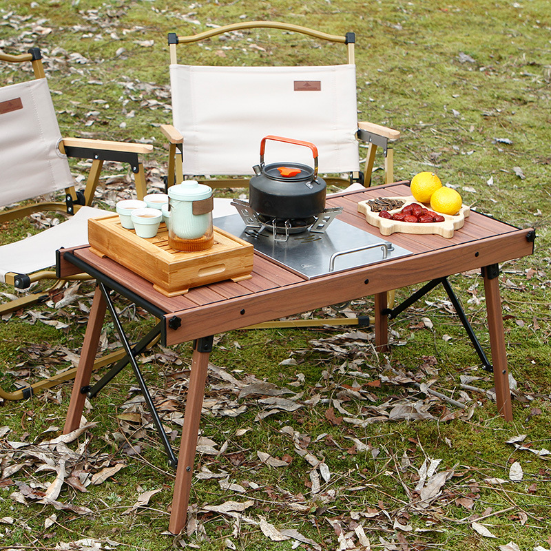 Abnehmbarer Camping-Picknick-IGT-Tisch aus Aluminium