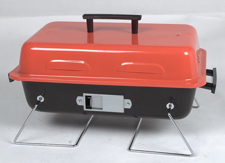 Tragbarer, zusammenklappbarer Holzkohlegrill von Square Box