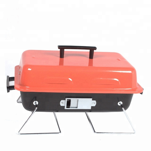 Tragbarer, zusammenklappbarer Holzkohlegrill von Square Box