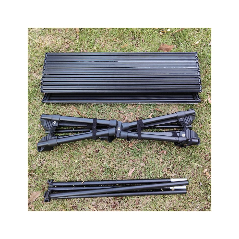 Tragbarer Aluminium gefalteter Campingtisch für Garten Hinterhof Party Picknick Reise