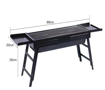 Tragbarer, rauchfreier, zusammenklappbarer Grill