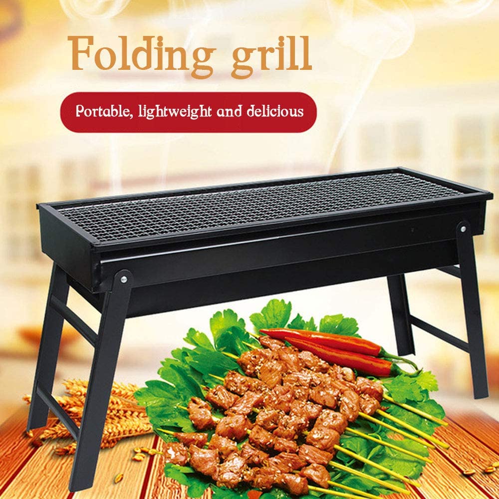 Tragbarer geteilter Grill zum Kochen im Freien