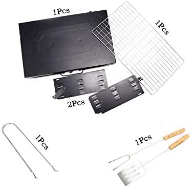 Tragbarer Holzkohlegrill für Camping, Reisen, Garten, Outdoor