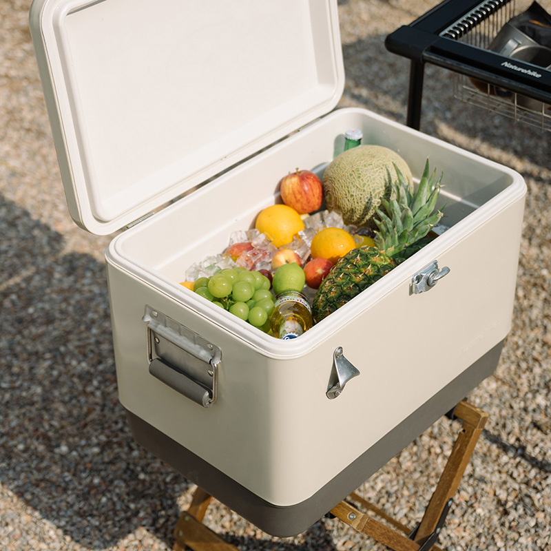29L/51L kundenspezifische Kühlbox aus Metall für den Außenbereich – Camping-Eisbox