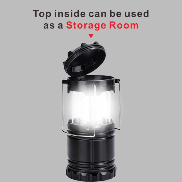 Mini 30 LED Teleskop Camping Licht Tragbare Kunststoff Laterne mit Haken
