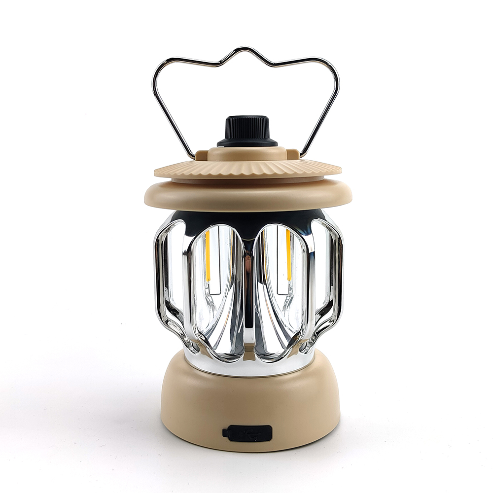Outdoor LED Camping Laterne USB aufladbare Notfalllampe tragbare Retro Zelt aufladen Camping Lichter