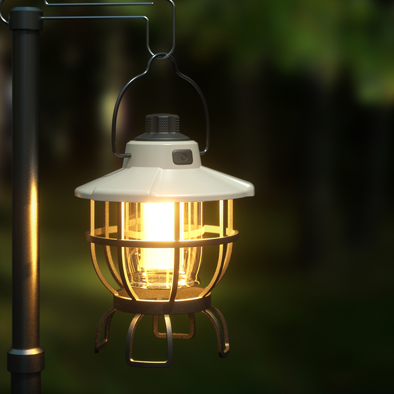 Batterie licht tragbare zelt camping licht notfall Lampe 3 * AAA batterie LED Outdoor camping laterne