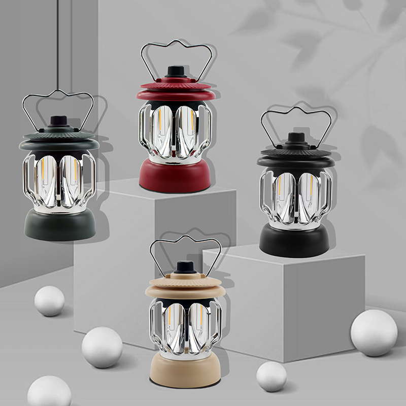 Outdoor LED Camping Laterne USB aufladbare Notfalllampe tragbare Retro Zelt aufladen Camping Lichter