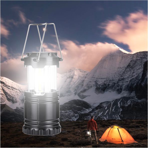 Mini 30 LED Teleskop Camping Licht Tragbare Kunststoff Laterne mit Haken