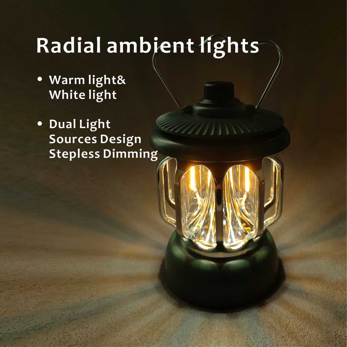 Outdoor LED Camping Laterne USB aufladbare Notfalllampe tragbare Retro Zelt aufladen Camping Lichter