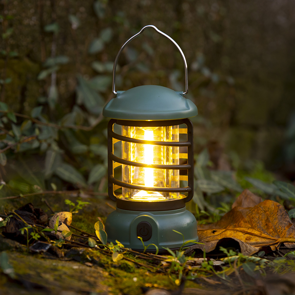 Camping Laterne Retro LED Zelt COB Camping Lampe USB Aufladbare batterie Tragbare Vintage Outdoor Camping Licht
