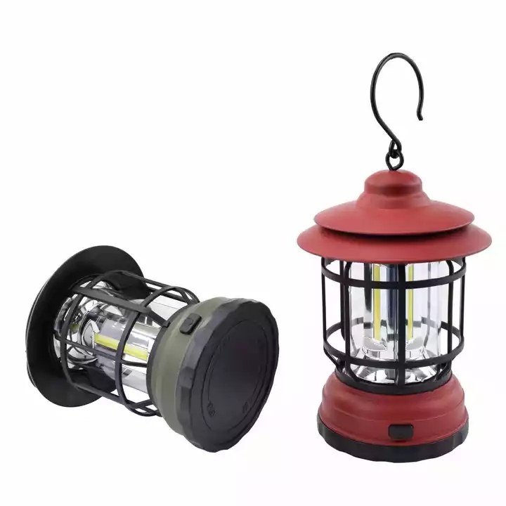 AA Batterie Vintage LED Camping Outdoor Zelt Retro Laterne Licht
