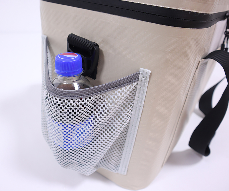 Beige, abnehmbare, faltbare, wasserdichte, individuelle, weiche Reise-Kühltasche, zusammenklappbar für die Jagd, das Angeln und das Camping