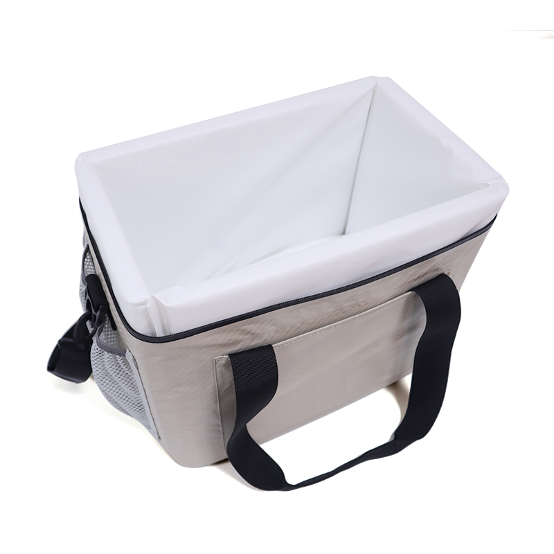 Beige, abnehmbare, faltbare, wasserdichte, individuelle, weiche Reise-Kühltasche, zusammenklappbar für die Jagd, das Angeln und das Camping