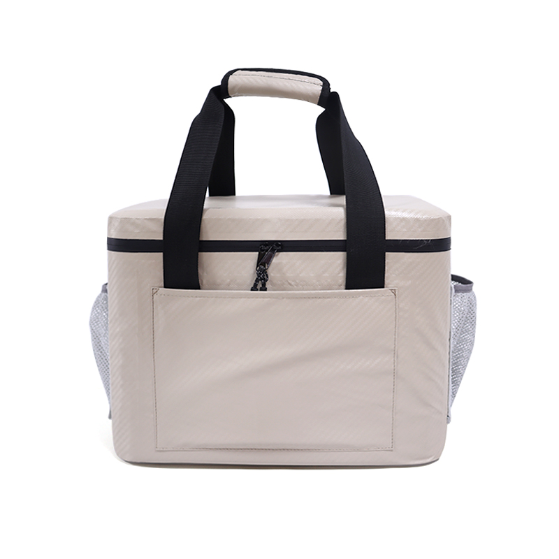 Beige, abnehmbare, faltbare, wasserdichte, individuelle, weiche Reise-Kühltasche, zusammenklappbar für die Jagd, das Angeln und das Camping