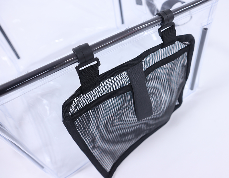 Transparente quadratische PVC Camping Klappwasser Mode Reise Reinigung Angeln Lagerung tragbare