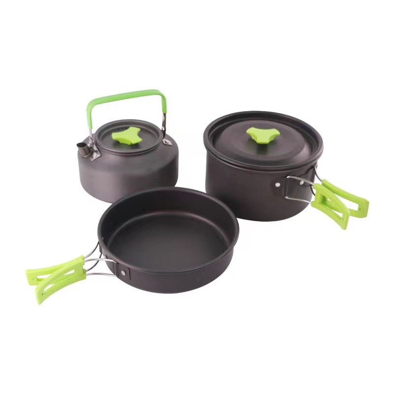 Outdoor-Camping-Aluminium-Kochgeschirr-Set