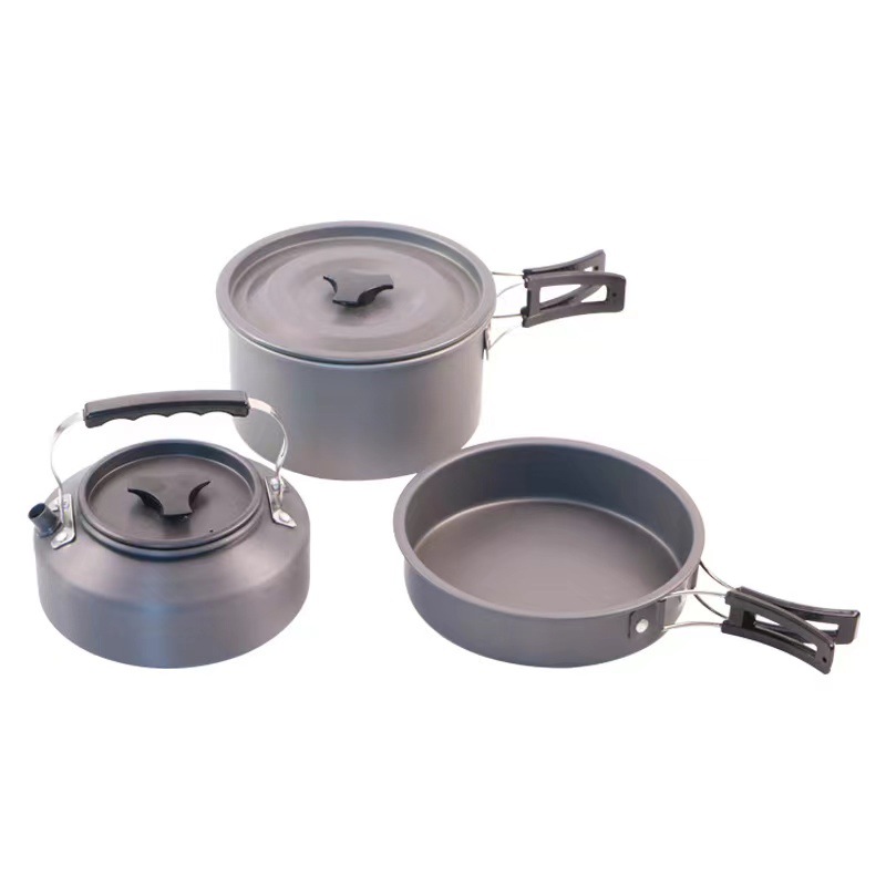 Outdoor-Camping-Aluminium-Kochgeschirr-Set