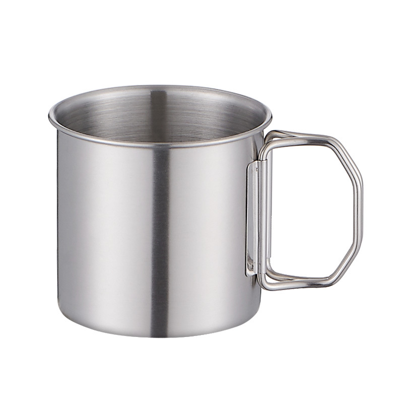260-660ml Edelstahl Klapp Wasser Tasse Handgepäck outdoor Camping Picknick