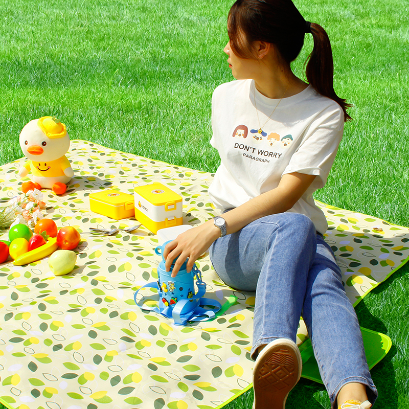 Mehrfarbige Camping-Picknickmatte - Wasserdichte Picknickdecke für den Außenbereich