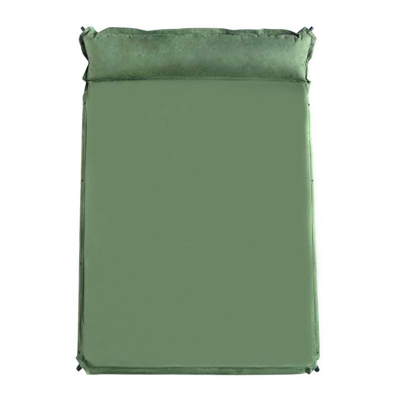 Automatische aufblasbare Campingmatratze aus Memory-Schaumstoff aus Wildleder