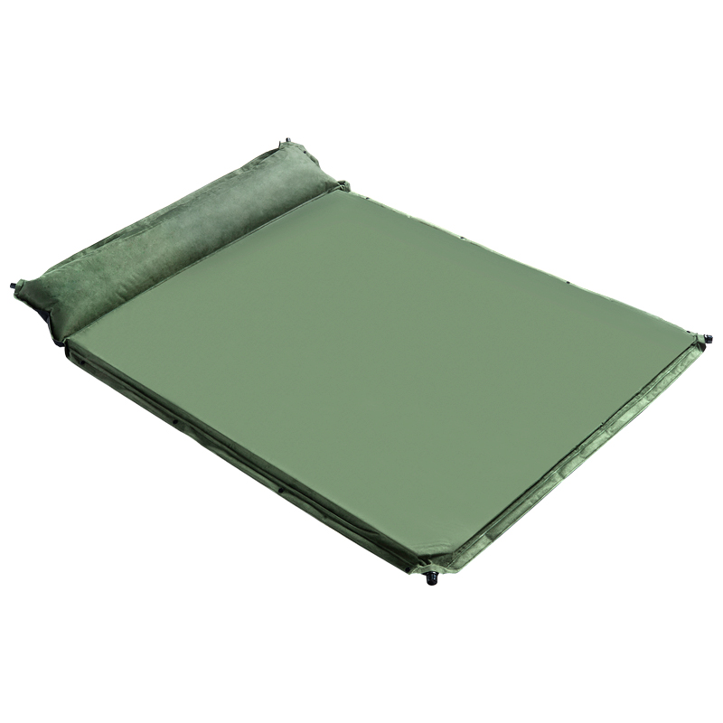 Automatische aufblasbare Campingmatratze aus Memory-Schaumstoff aus Wildleder