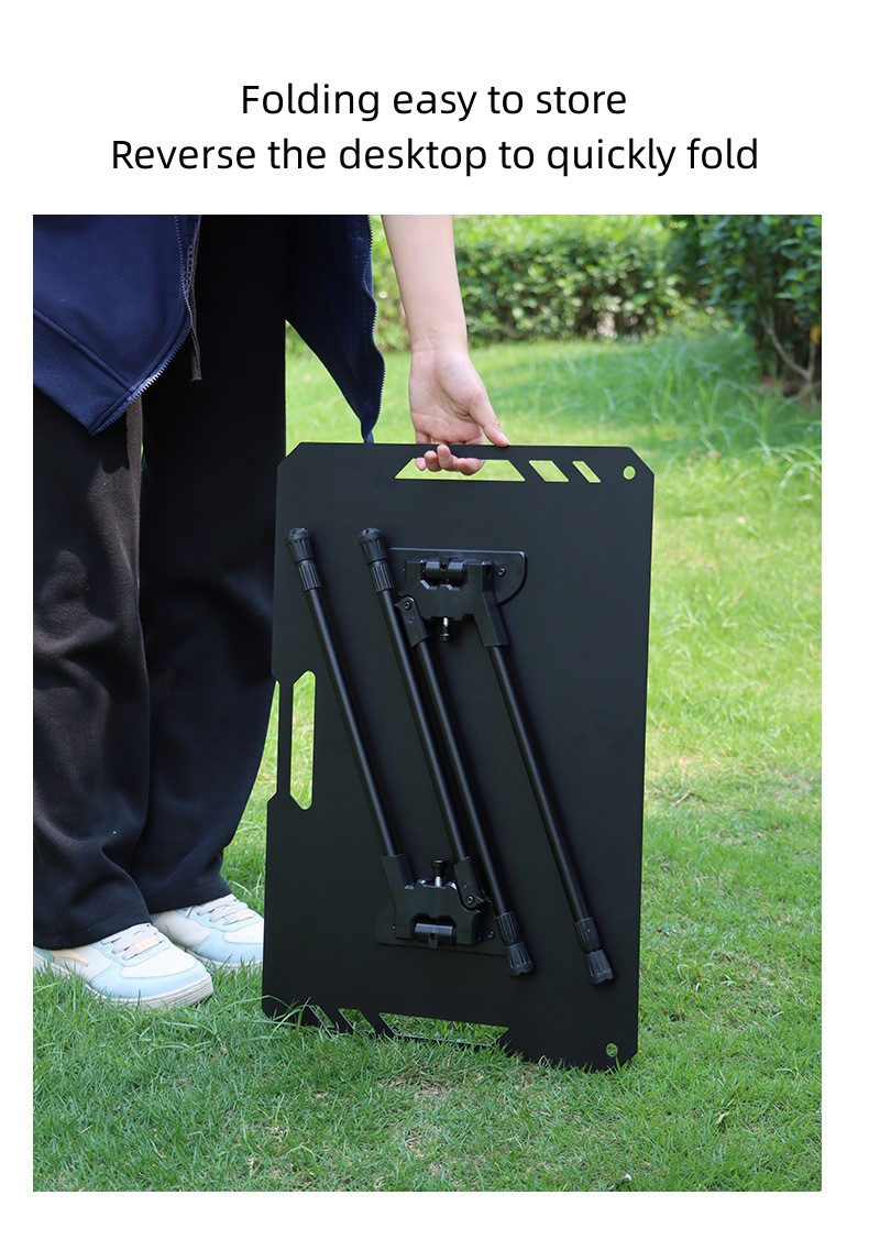 Taktischer Klapptisch aus Aluminiumlegierung für den Außenbereich für Campinggrill