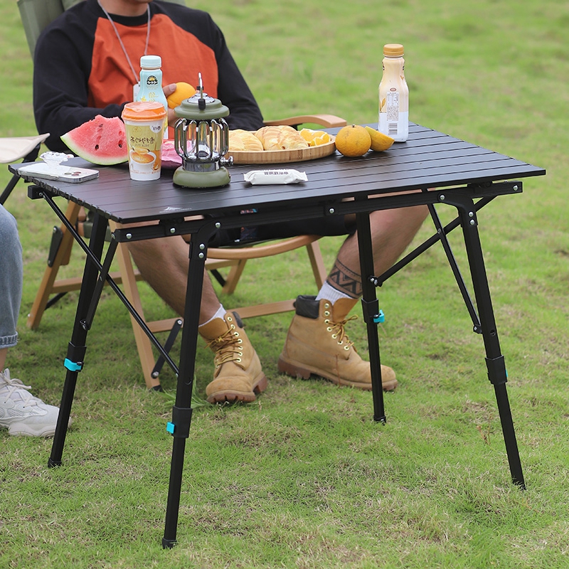 Klappbarer Campingtisch aus Aluminium für Picknick, Grillen, Strand, Wandern, Angeln