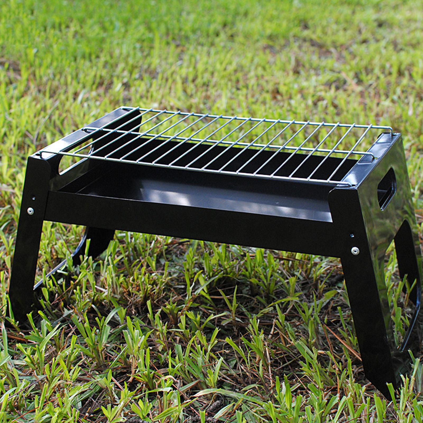 Tragbarer, klappbarer Holzkohle-Grill in X-Form