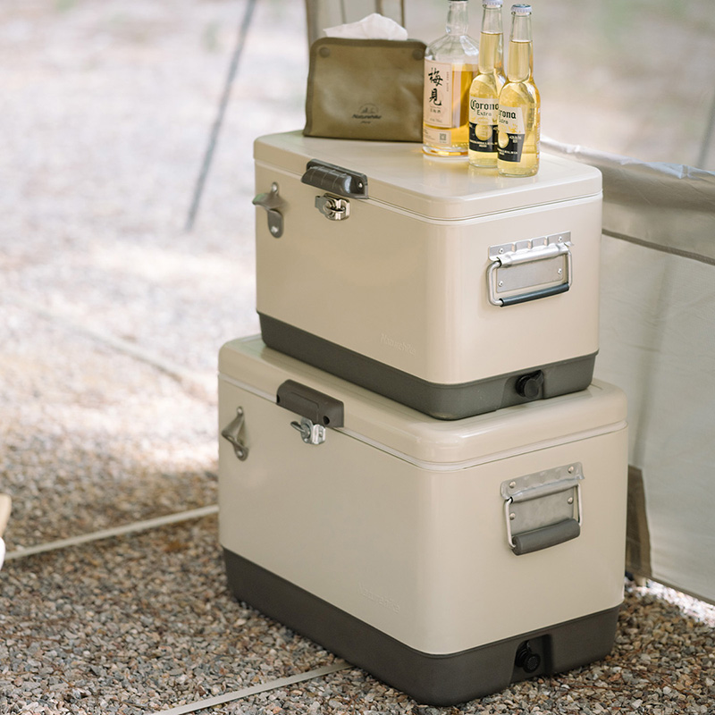 29L/51L Metall-Camping-Kühlbox – Eistruhe mit individueller Bedruckung