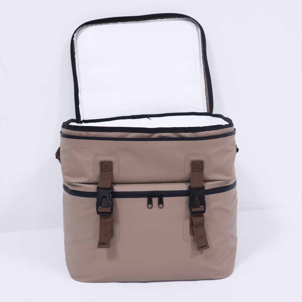 Camping Factory Tragbare wasserdichte Getränke- und Getränkeisolierte Thermo-Kühltasche und warme Tasche