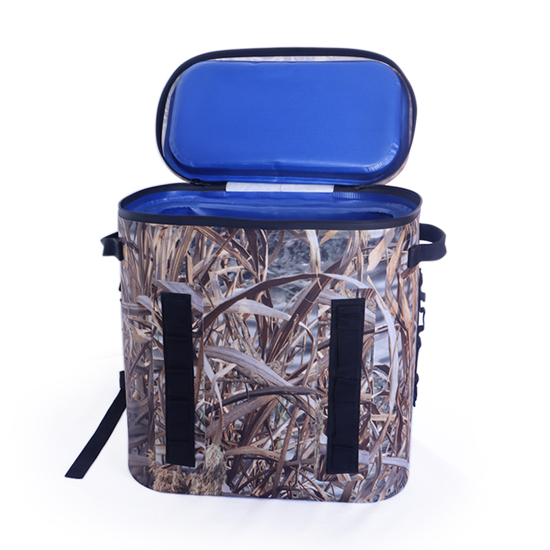 Großer, wasserdichter, isolierter TPU-Kühlrucksack mit Camouflage-Muster für den Außenbereich – Kühltasche für Wein, Bier, Strand und Lebensmittel