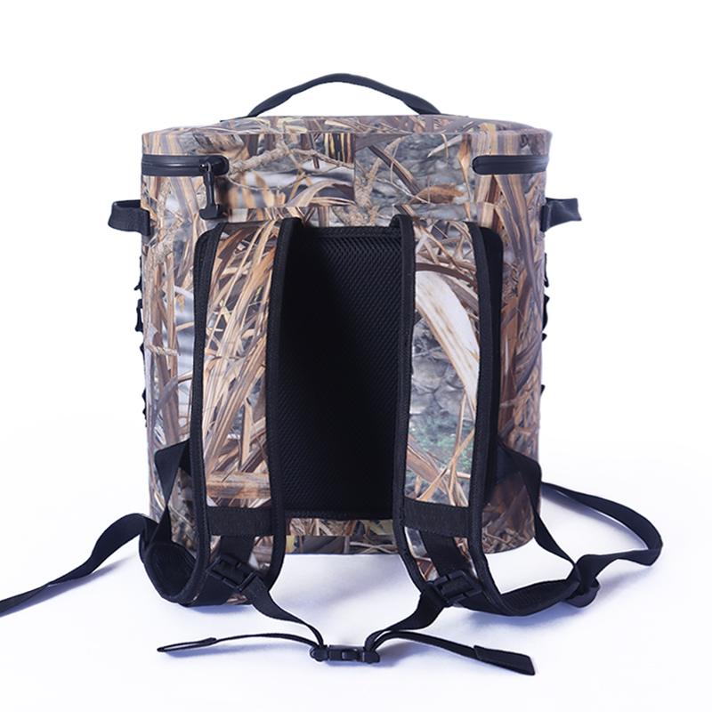 Großer, wasserdichter, isolierter TPU-Kühlrucksack mit Camouflage-Muster für den Außenbereich – Kühltasche für Wein, Bier, Strand und Lebensmittel