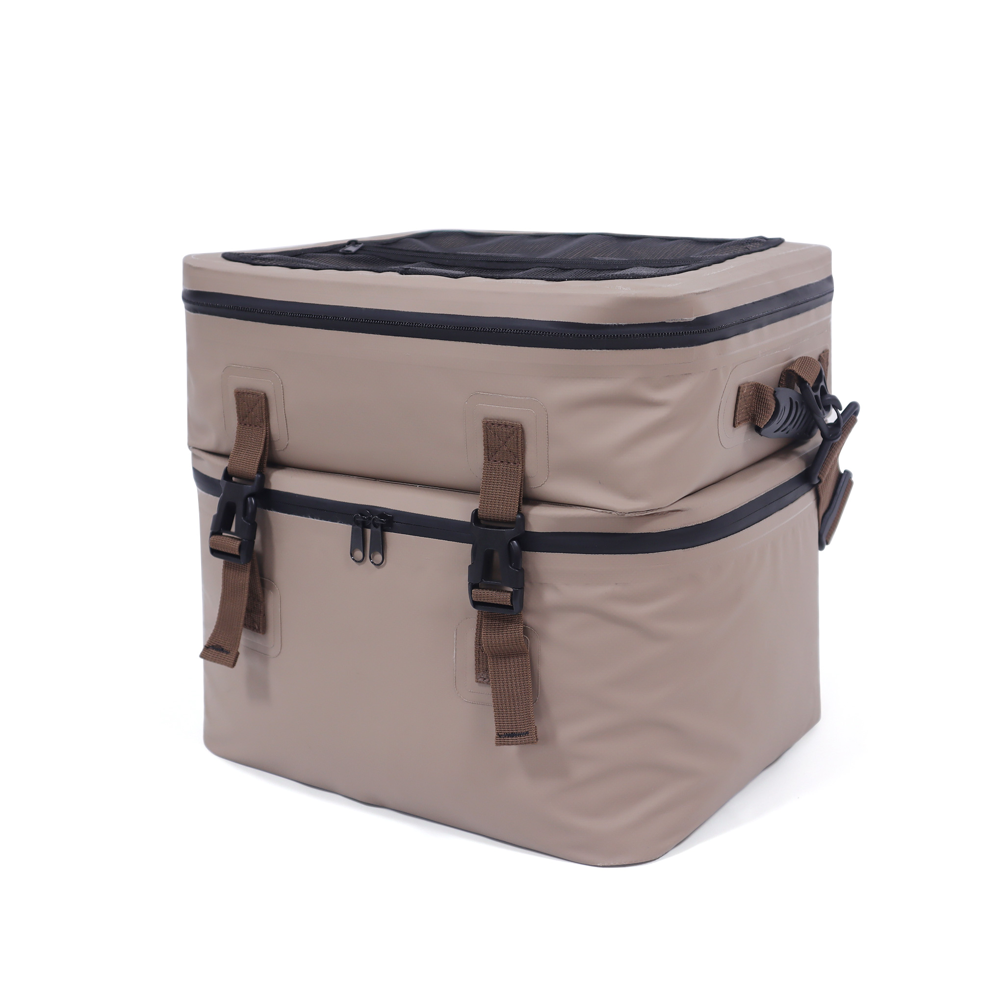 Camping Factory Tragbare wasserdichte Getränke- und Getränkeisolierte Thermo-Kühltasche und warme Tasche