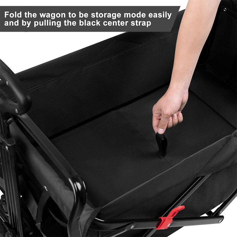 Zusammenklappbarer Outdoor-Allzweckwagen mit Abdecktasche