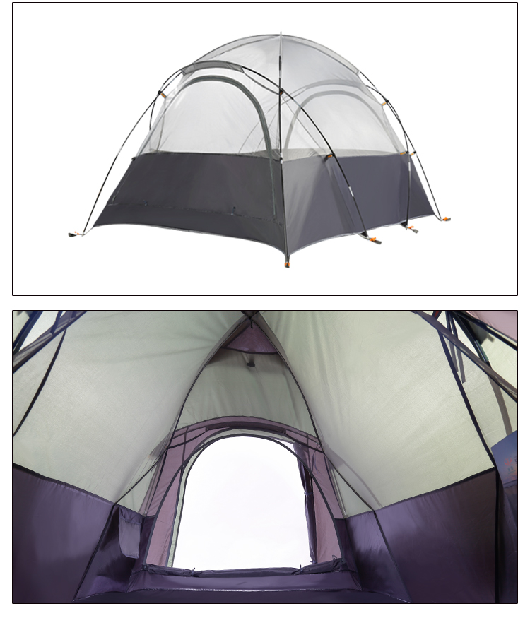 Wasserdichtes und winddichtes, leichtes Rucksackzelt für Outdoor, Wandern und Glamping