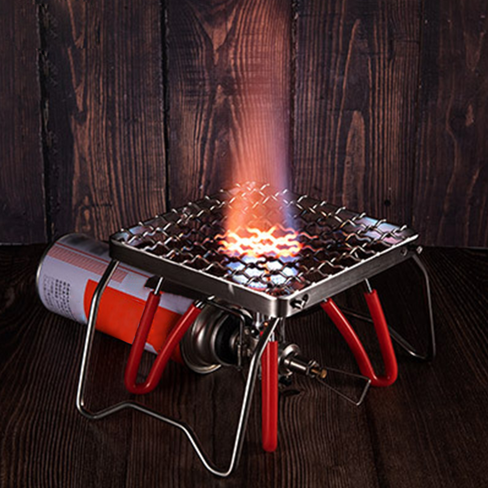 Mini-Gittergestell für Camping-Gasherde – zusammenklappbarer Grillrost