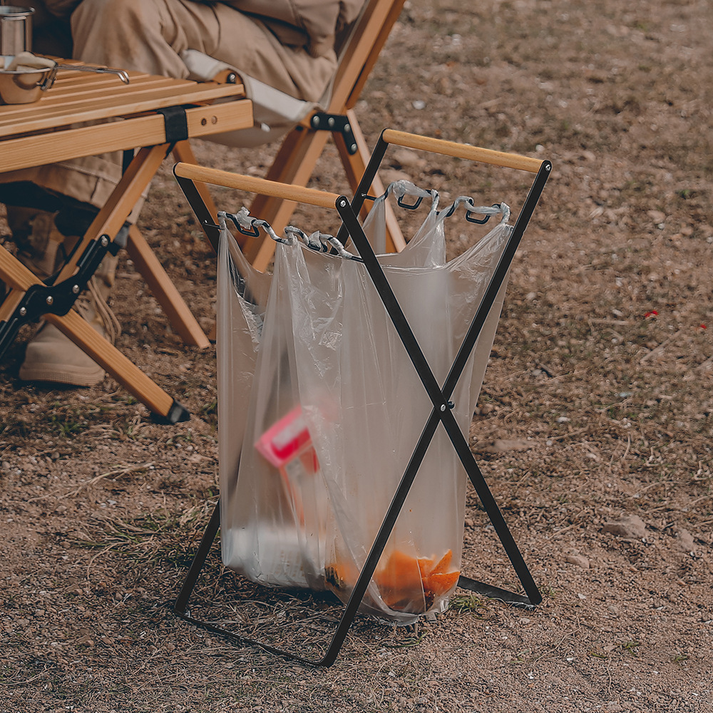 Müllsackhalter für Camping im Freien – faltbarer Müllsortierständer
